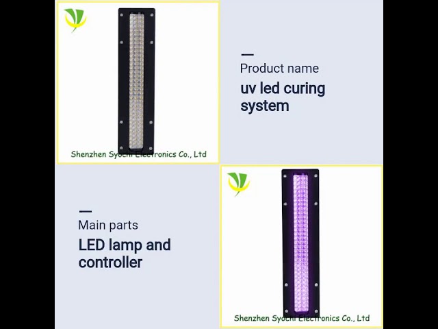 vídeos da empresa sobre UV LED curing light for printer
