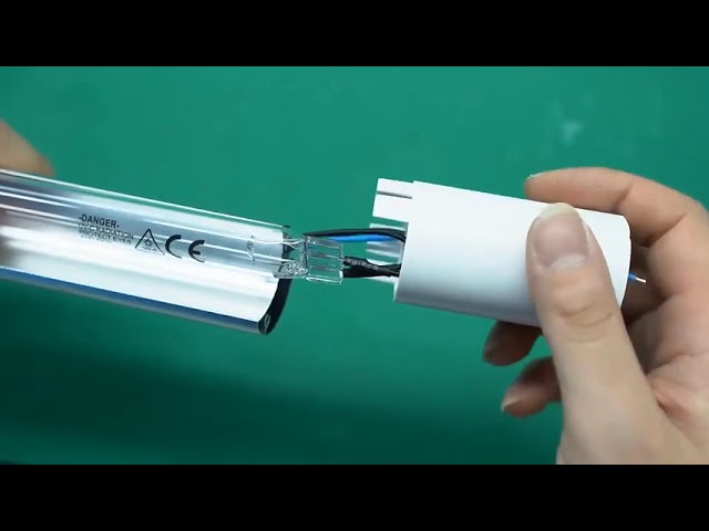 vídeos da empresa sobre Microwave Sensor 20W Quartz UVC Lamp Tube T8 Germicidal UV Sterilizing Lamp